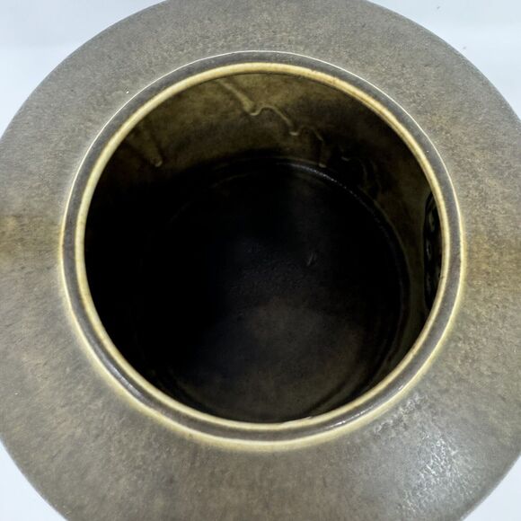 1950s Palshus Frode Bahnsen Danish Pottery Teapot Set Green Signed DLS 1186 - Picture 8 of 16